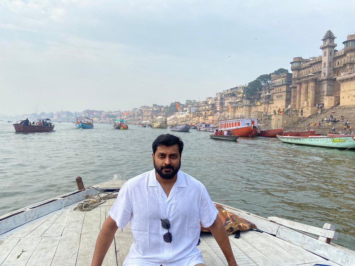 At the spiritual capital of India, VARANASI, one of the oldest continually inhabited cities in the world. 🙏