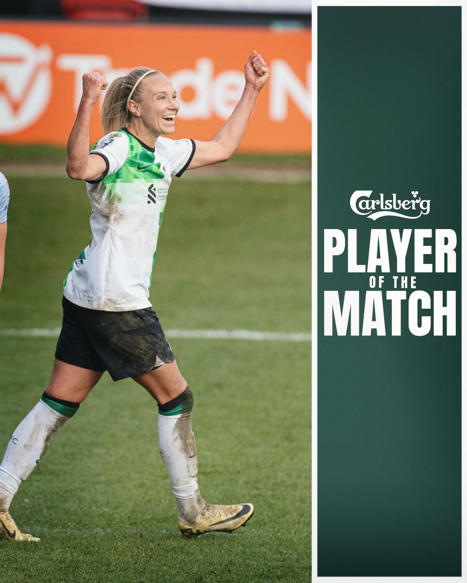 Emma Koivisto 👏

Two goals earns her the @Carlsberg Player of the Match award from #AVLLIV 🏆