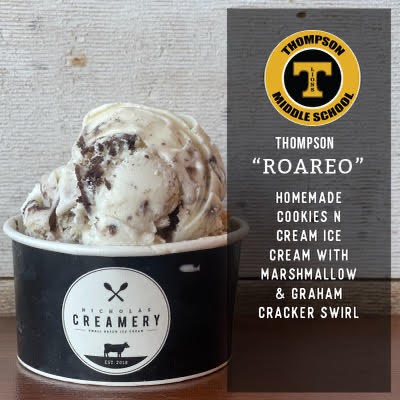 Ice Cream Wars are on!!! Come out to any Nicholas Creamery and order Thompson’s Roareo ice cream flavor!!! #MTPSpride #ThompsonMSpride