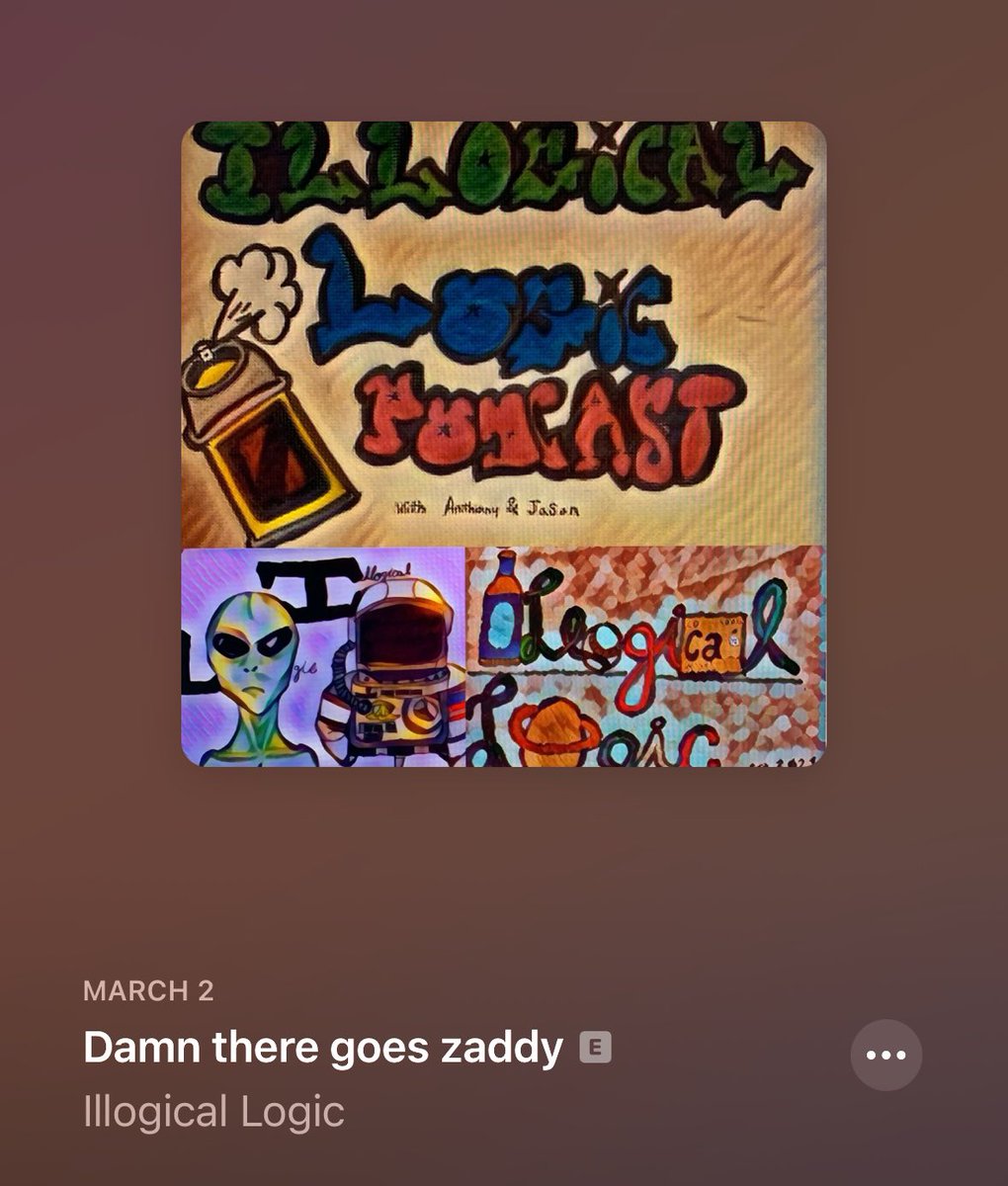 AnthonyDudley94's tweet photo. Episode 48 of the Illogical Logic podcast “Damn there goes zaddy.”  Is now available on Apple podcasts and Spotify . Give it a Listen! Due to our long break we’re putting out a double episode. That episode will be out in the coming hours . https://t.co/Aew3S8ntTP