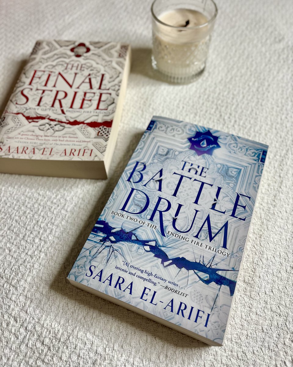 Floppy paperback on the outside, breathtaking epic fantasy on the inside 🥁 The first two books in @saaraelarifi's Ending Fire Trilogy are available in paperback here: penguinrandomhouse.com/series/FQK/the…