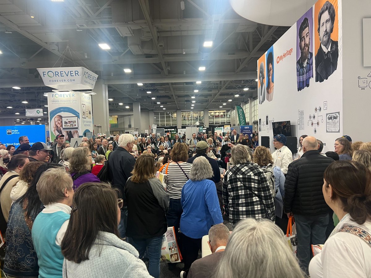 MyHeritage's tweet image. RootsTech 2024 is a wrap! What was your favorite moment? Share your stories and discoveries with us. 🌳🔍 #RootsTech #RootsTech2024 #Recap