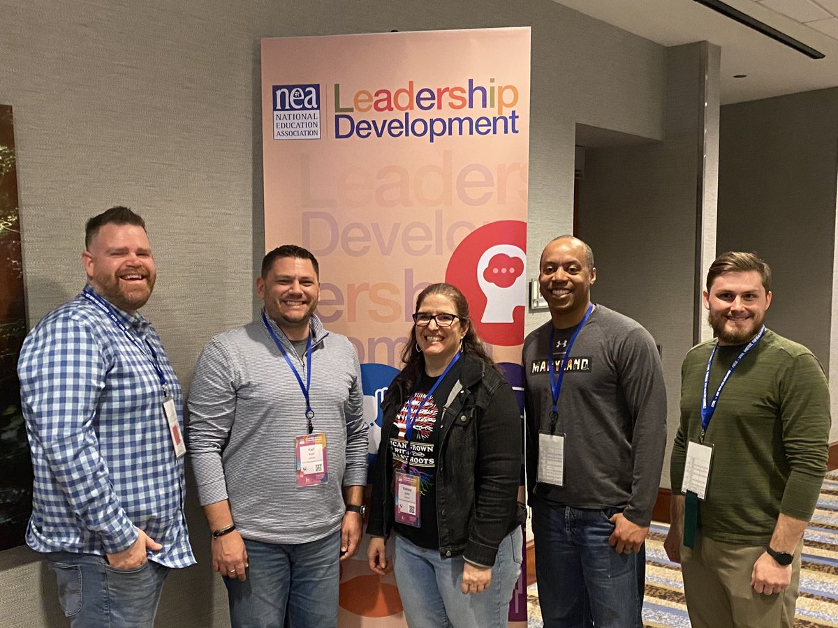 FCTA members attended The NEA Leadership Summit this weekend attending a wide range of professional learning to help us support educators and our students. (Left to right: Justin Heid, Karl Kidd, Missy Dirk’s, Ronnie Beard & Grant Kane) #NEASummit #EdLeaders