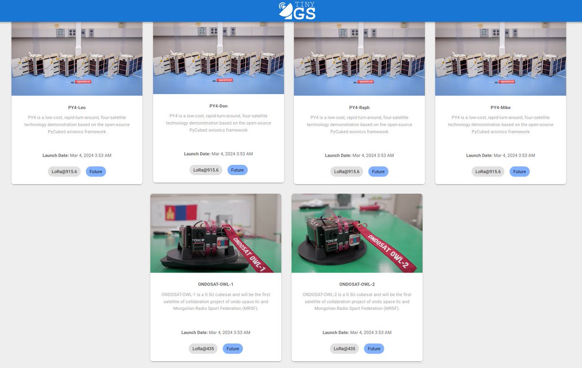 tiny__GS's tweet image. 🚀🌌 Wishing the best of luck to the new satellites launching tomorrow, March 4th, at 3:53 UTC on the #TRANSPORTER10 mission by @SpaceX! 
We&apos;re all here cheering and can&apos;t wait to start receiving signals. 📡💖 Get ready to track and welcome them, #tinyGS family!