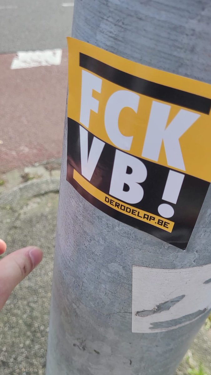 derodelap_be's tweet image. Fuck vlaams belang