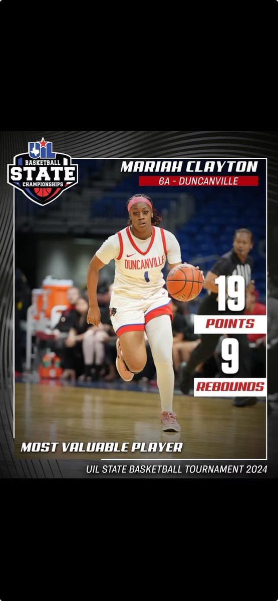 <a href="/mclayton23/">Mariah Clayton</a> is a winner. She has won middle school championships, was the leading scorer in EYBL playing with Drive Nation, and now a state champion and MVP. Coaches, she's everything you want and more, she's ready!
