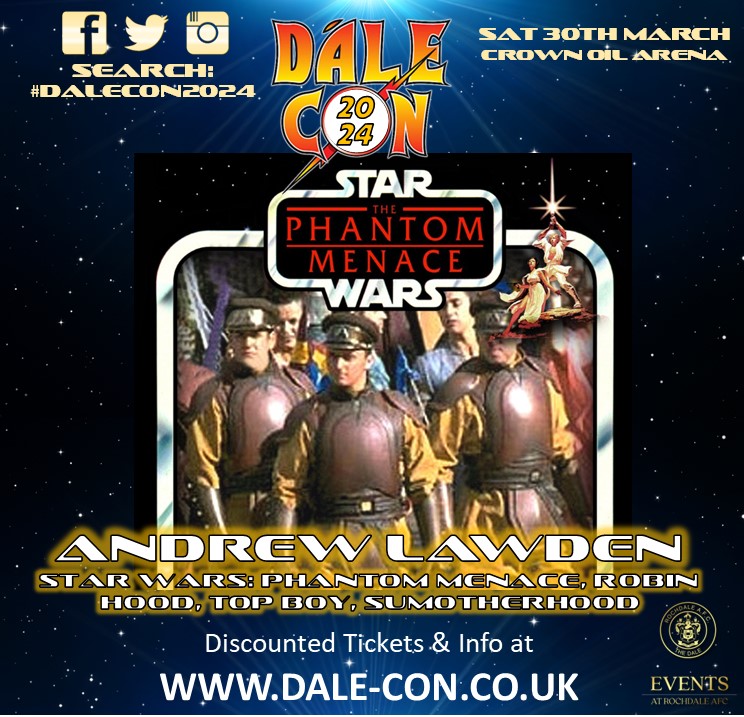 DaleCon_UK's tweet photo. So who’s playing out at #Rochdale then? 

There’s lots to do for the family and you get to meet some fabulous tv &amp; film guests!

Book your tickets here: 

https://t.co/cr6P3xXsq7

#Rochdale #ComicCon #RochdaleComicCon #Manchester #Oldham https://t.co/HAB5fbt5jo