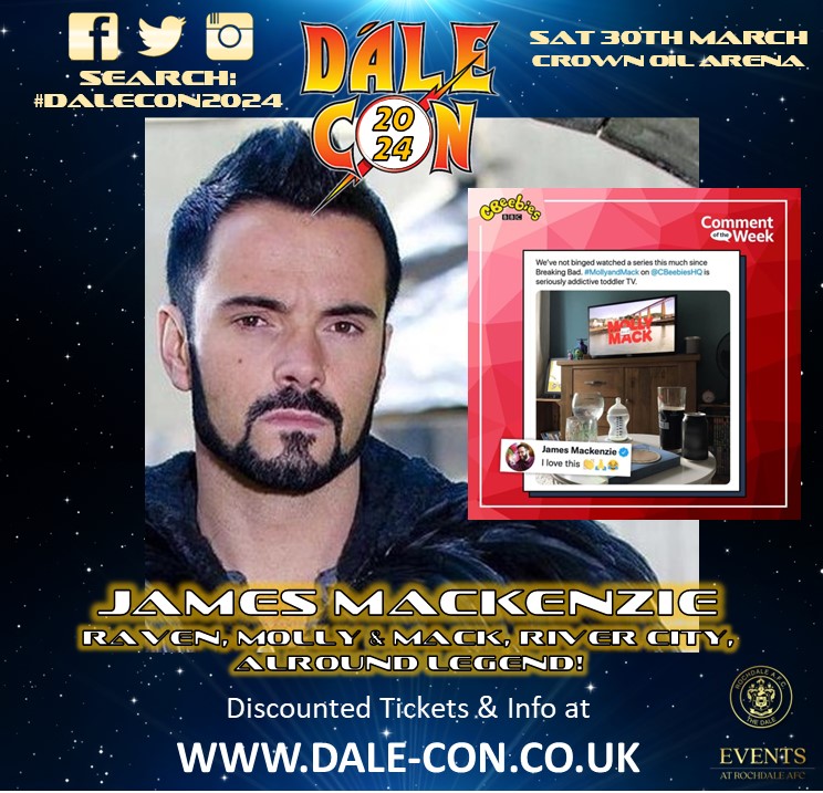 So who’s playing out at #Rochdale then? 

There’s lots to do for the family and you get to meet some fabulous tv &amp; film guests!

Book your tickets here: 

redcapeevents.co.uk/shop

#Rochdale #ComicCon #RochdaleComicCon #Manchester #Oldham