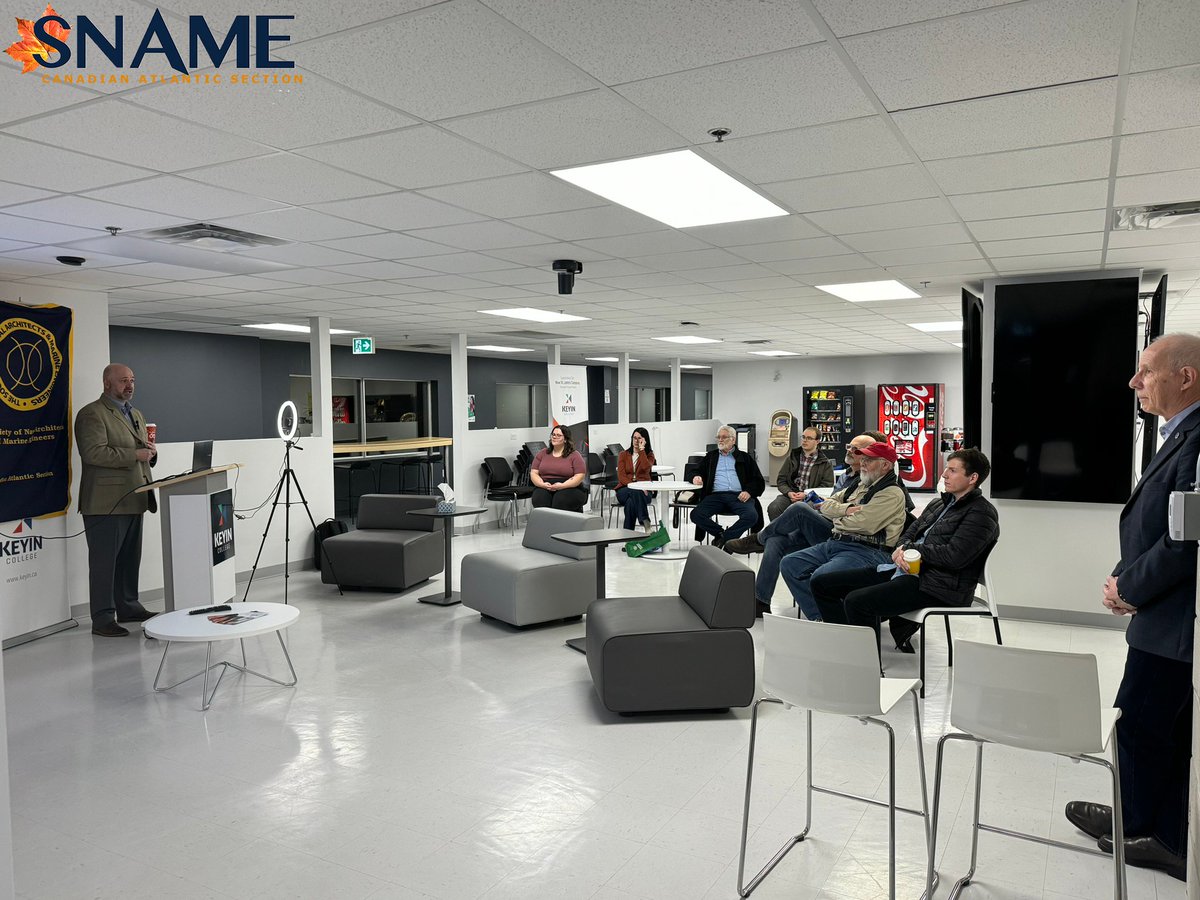 Snamecas's tweet photo. #Great #talk by Adam Stanley, of the #WestWhiteRose #Project. 
#thanks to @KeyinCollege  for the  #venue.
#coming #virtual #Event  #AI and #DigitalTwin Use Cases in #MarineOperations by Remi Duquette, @MayaSimulation 
#RegisterNow https://t.co/OZQYu3G01B https://t.co/6Bgf2gGcUt