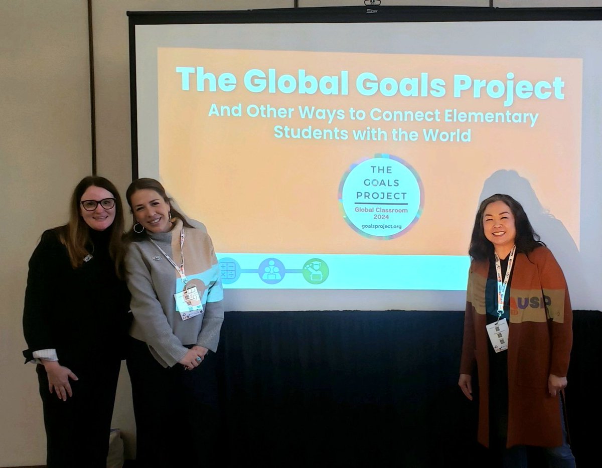 @YMeza44 and I presented our experience w the #GlobalGoalsProject at #LEETS24 to other educators and @JenWilliamsEdu herself!!🤯 This work is important. We need to empower Ss to be change makers for a better tmrw. 🌎 @ITI_LAUSD #teachSDGs #ClimateActionEdu