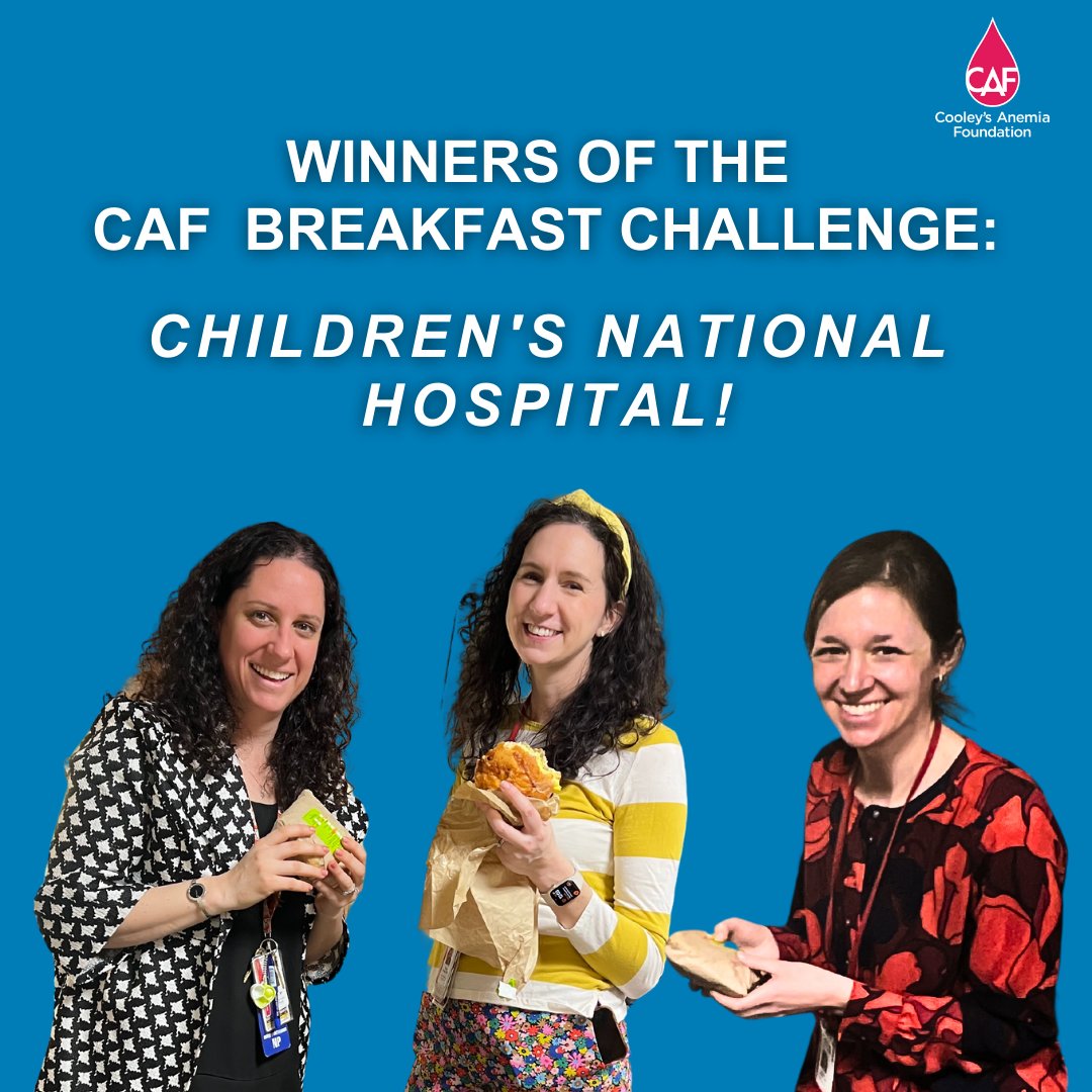 BIG CONGRATS to our wonderful winners over at @childrensnational for winning the CAF Breakfast Challenge!! ⁠