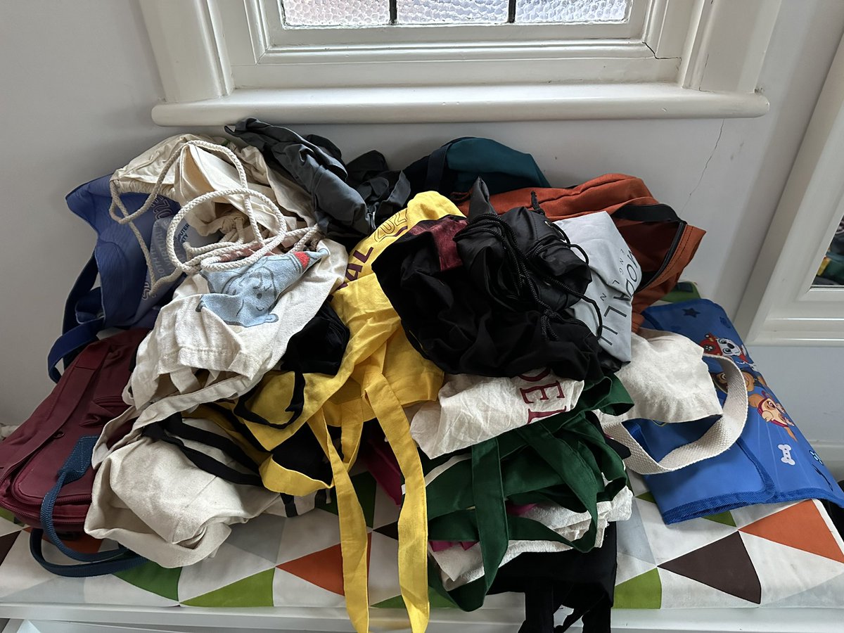 Doing a spring clean and *urgently* need tips for how to store “potentially useful bags”