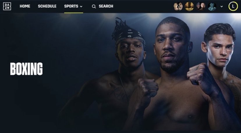 ksinews_'s tweet photo. KSI is now on the Dazn Boxing Banner alongside Anthony Joshua and Ryan Garcia 👀🔥 https://t.co/k2r0S3DWWb