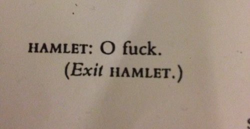 Practice self-care like Hamlet when you’re in a social situation you don’t want to be in