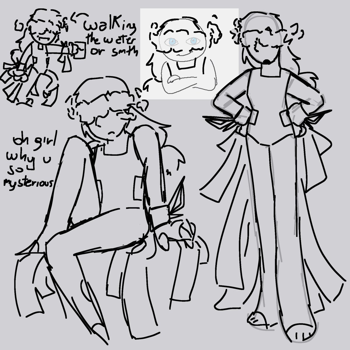 miraacleworker's tweet photo. nothingburger 3/4 fancy sts guys + ostra doodles #tallyhall #ststwt #sotrytwt https://t.co/nI8Sf2hxJI