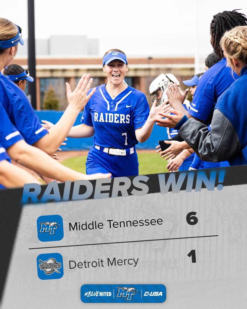 MT_Softball's tweet image. Sunday sweep 🧹🧹

#BLUEnited | ⚡️⬆️
