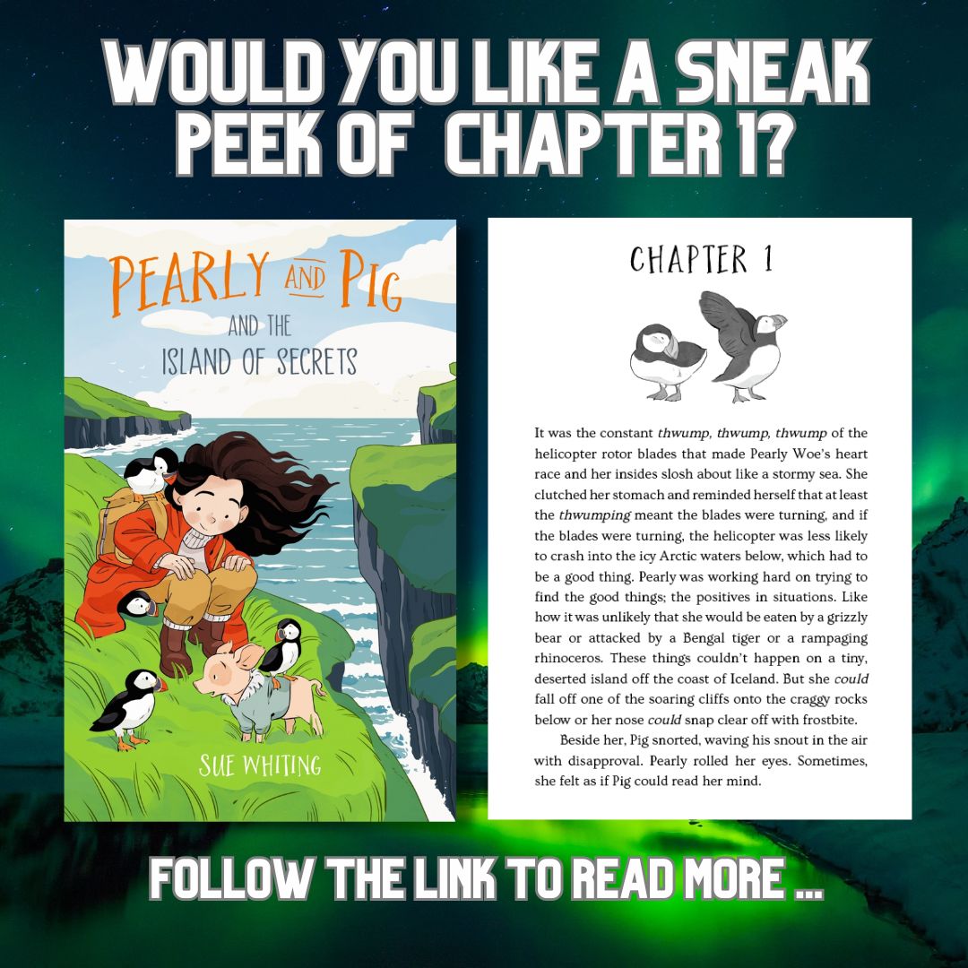 Wednesday is release day for Pearly & Pig & the Island of Secrets - WOOHOO! - so to whet your appetite @WalkerBooksAus have kindly created a sampler of chapter 1. Do you want a sneak peek? Head to suewhiting.com & hit the Pearly & Pig & the Island of Secrets tile. Enjoy!