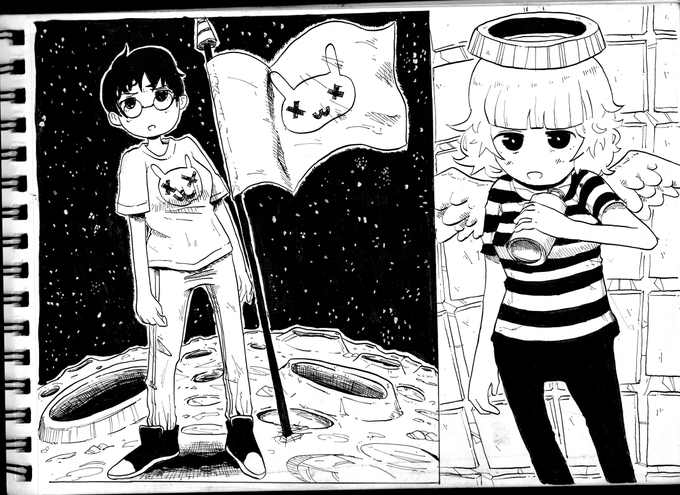 random pages from my 2022-2024 sketchbook 