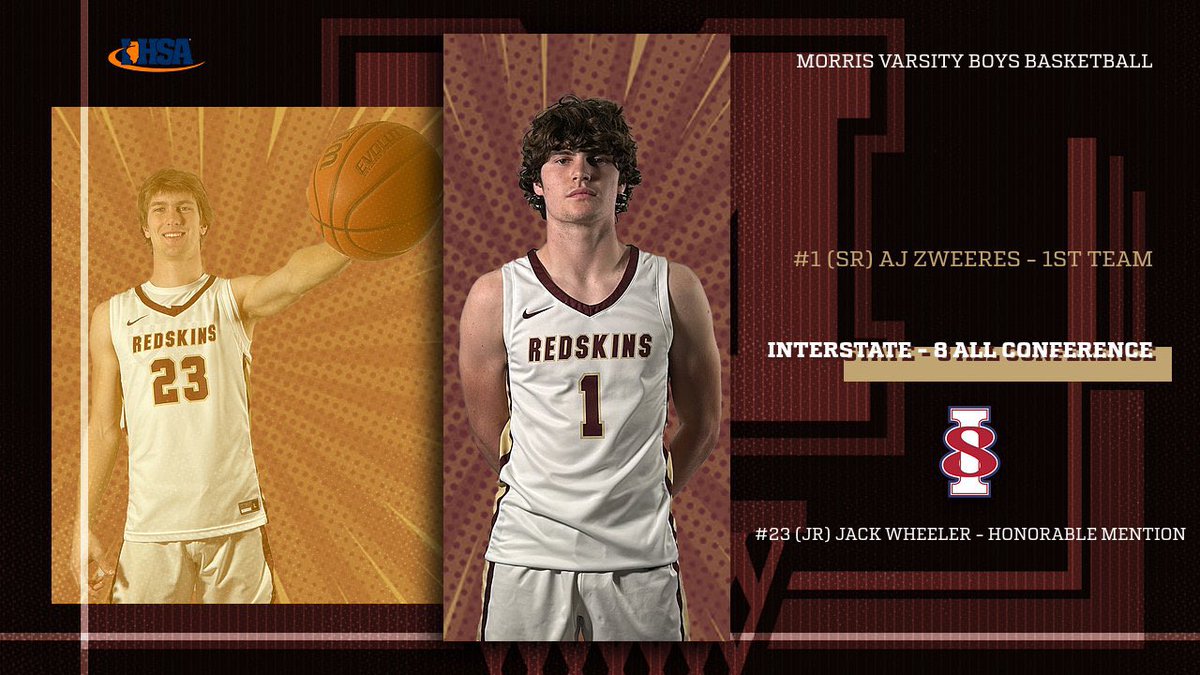 Congrats to (Sr) AJ Zweeres - 1st Team I-8 All Conference

Congrats to (Jr) Jack Wheeler - Honorable Mention I-8 All Conference

We will miss AJ’s intensity, athleticism, &amp; competitive spirit. Look forward to seeing what Jack can accomplish next season. Congrats to both!