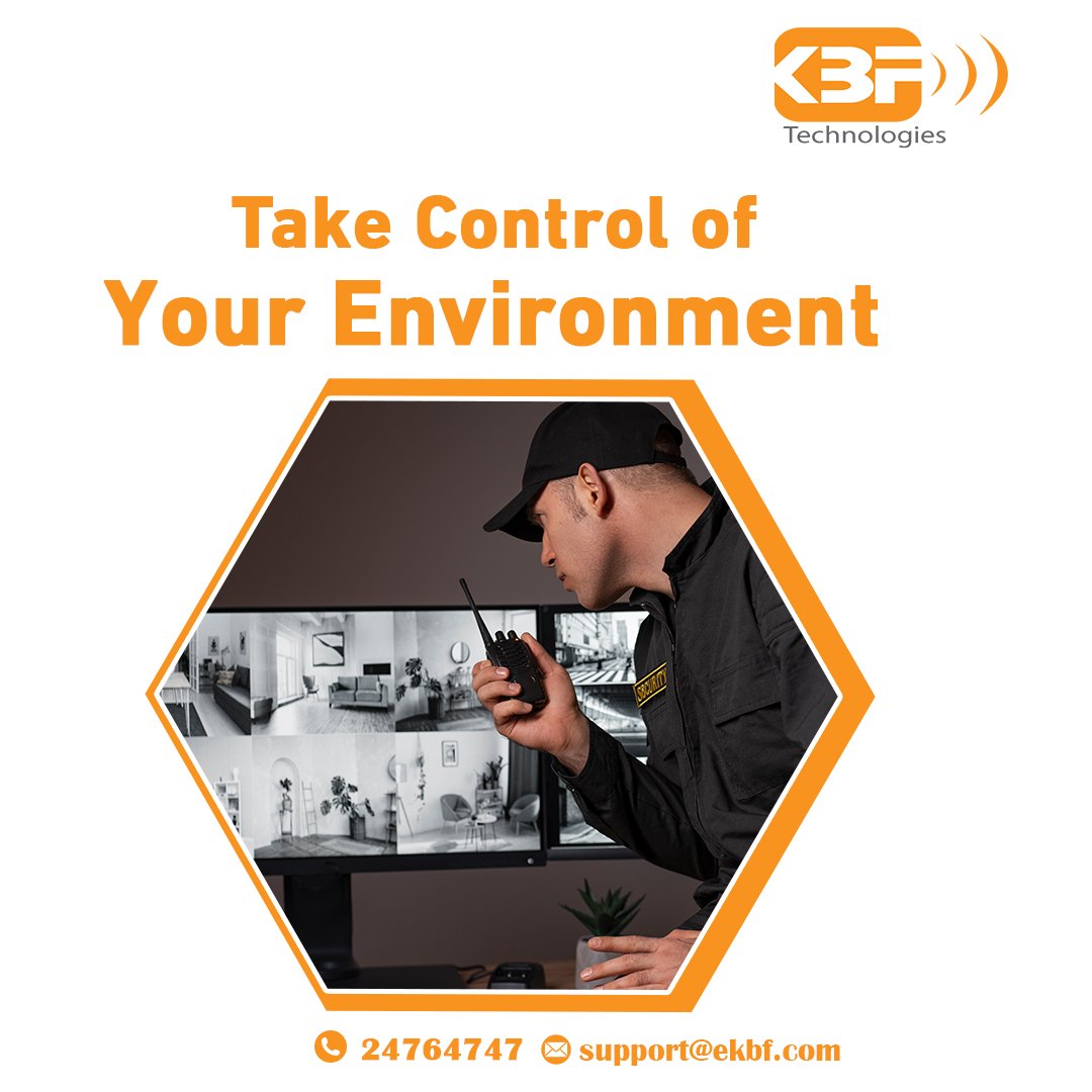 Do you want to have complete control over your environment? Don't worry, KBF provides you with an advanced surveillance and control system that meets your needs.
You can use high-quality surveillance cameras to monitor sensitive areas, record video, and receive real-time