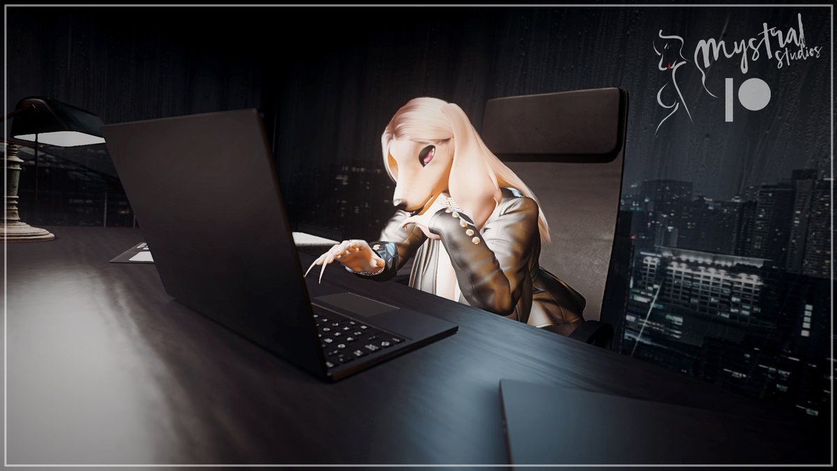 Let me tell you a story that happens all the time, The boss is bored, regularly is, most of the work is done by others.
patreon.com/mystral 
#furrycommunity #SecondLife #furryart #furryfandom #furrycommunity #nsfwfurryart
With <a href="/AquaBnuuy/">Aqua The Bnuuy</a>