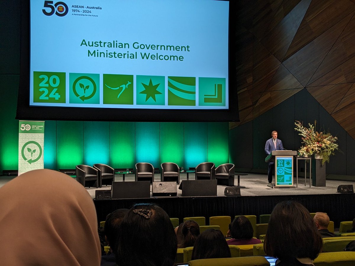 Minister Husic opens the climate & clean energy day at the special ASEAN summit in Melbourne. I'll chair the session on technology and services for the transition.