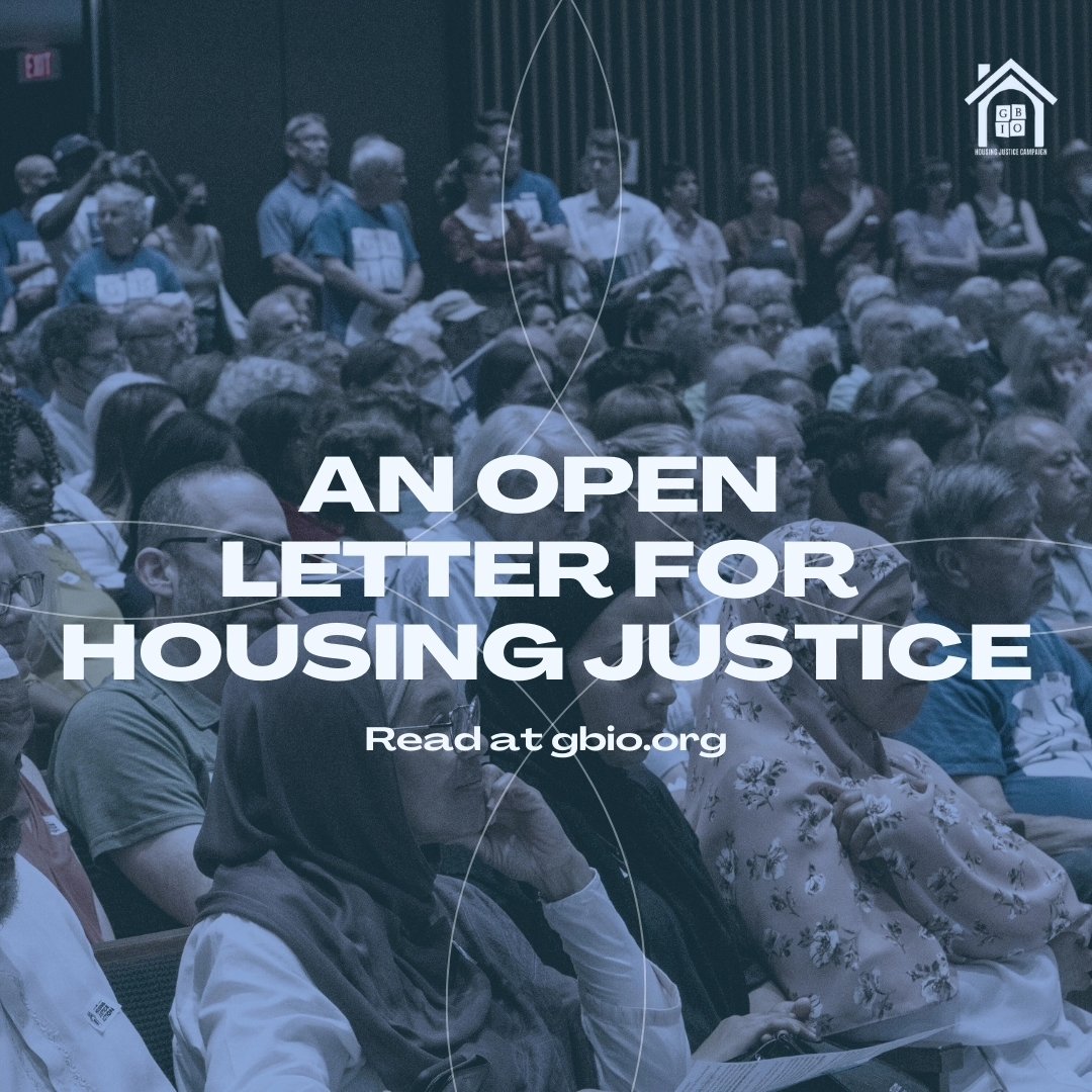 An open letter for housing justice. From over 150 Massachusetts clergy, to Senate and House leadership. Read at gbio.org/openletter