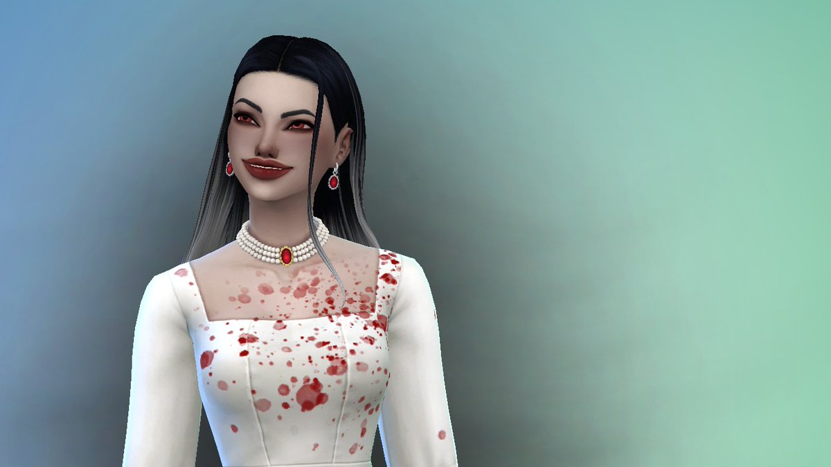 ValeSims's tweet photo. Empece una partidita de chill en los Sims, y cree a Melinoe, lleva unos siglos viva, pero parece de 20 años, es lo que hace el colágeno en la piel. Ha pasado su vida engañando a la gente con su encanto, y quizás de vez en cuando quedándose con un par de simoleones. https://t.co/23zaFGt2tn