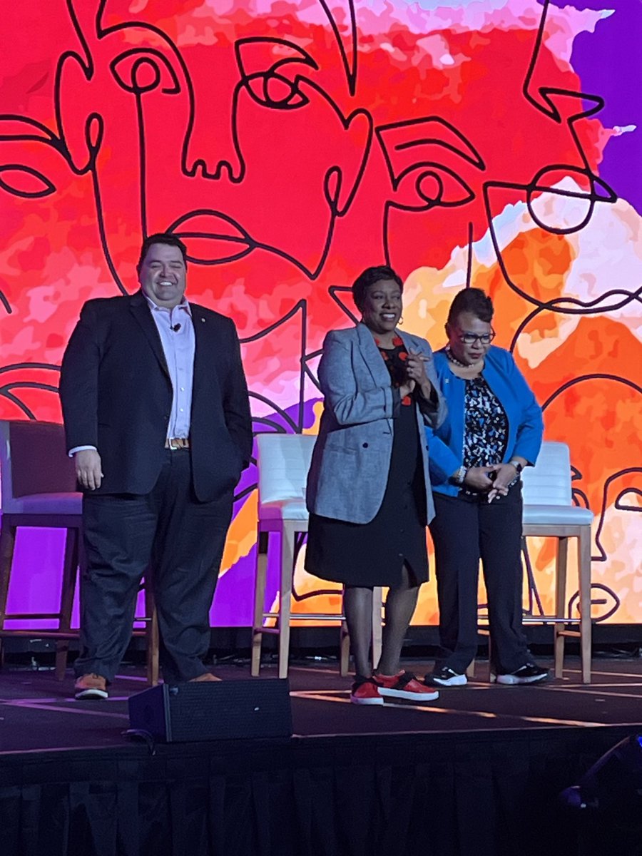 CTFFCEpresident's tweet photo. Thank you @NEA for the amazing weekend at the 2024 #NEASummit on leadership. As @BeckyPringle says “Stand firmly in your power!” @CTFFCE https://t.co/Idr1WNSRYi