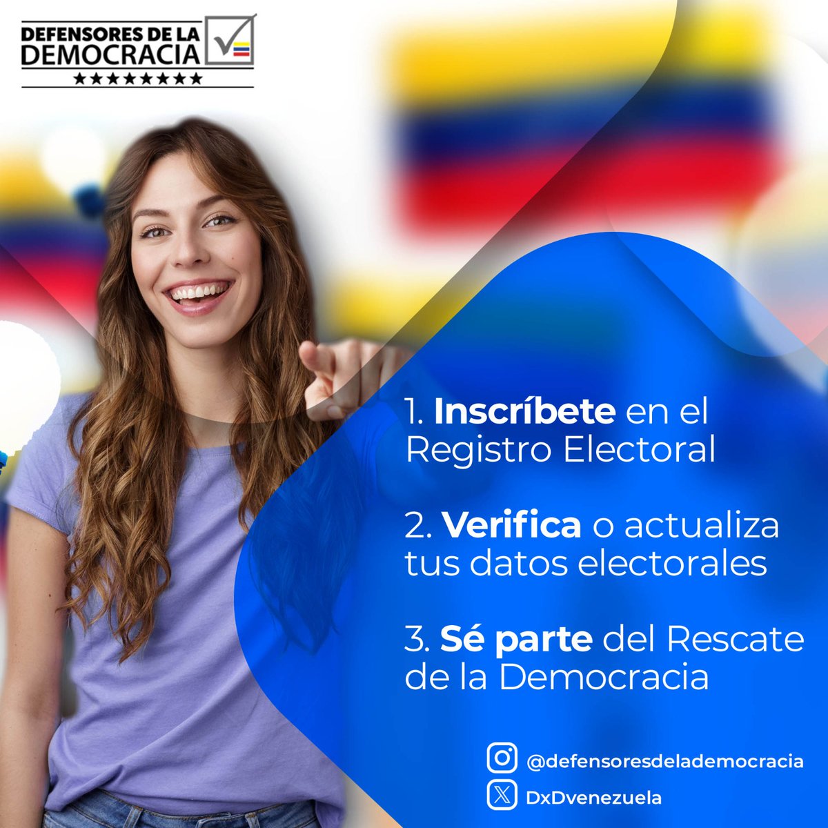Si tienes 18 años inscríbete desde YA en las oficinas regionales del CNE, las cuales puedes ubicar en  este enlace: cne.gob.ve/web/la_institu……… Este año VOTAMOS TODOS #DefensoresDeLaDemocracia #EleccionesLibresJustasYVerificables