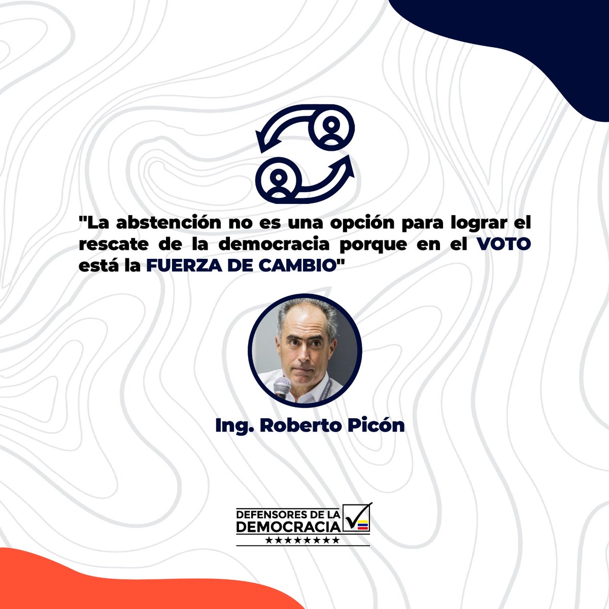 El voto es nuestra fuerza de cambio! #DefiendeLaDemocracia #DefensoresDeLaDemocracia #EleccionesLibresJustasYVerificables #TodosSomosDemocracia
