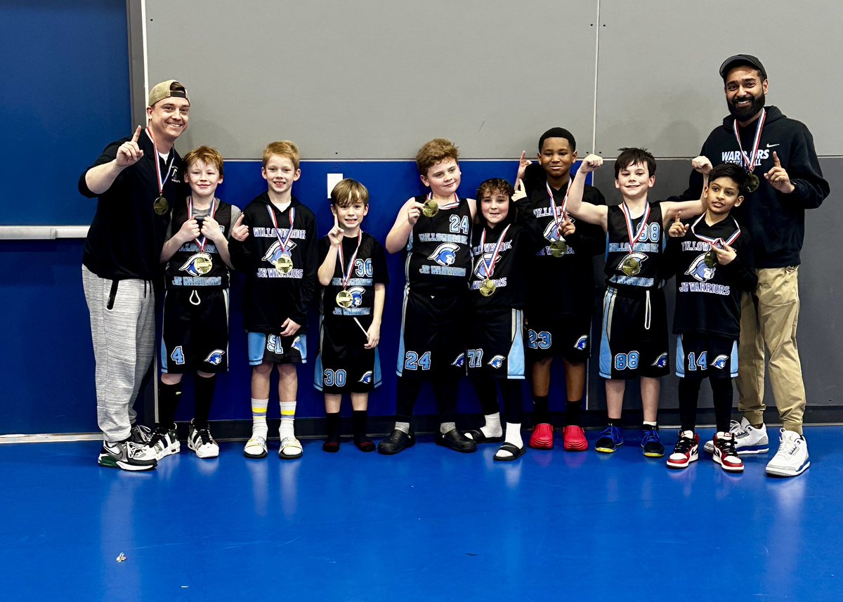 Another tourney, more hardware! Congrats to the 3rd grade boys on winning their consolation bracket and closing out the season with a W! We’re so proud of the hard work put in by our youngest Jr Warriors and the coaches. This is only the beginning! #TrustTheProcess