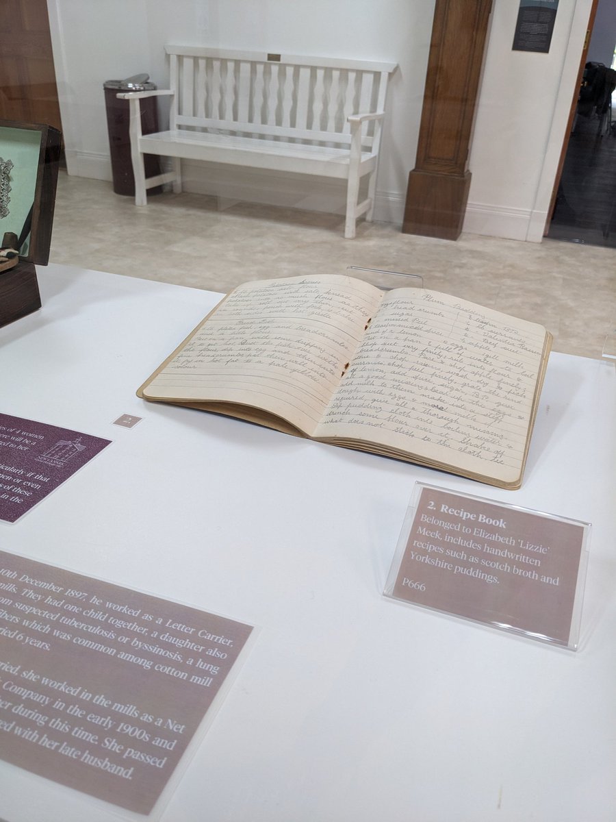 lydiahousley_'s tweet photo. Our first of four displays for #WomensHistoryMonth is now on show! It's been a joy putting my first mini exhibition together and finding four amazing stories from New Lanark's past. First up this month is Lizzie Meek, a millworker who lived most of her life in the village. https://t.co/3YoWXZTher