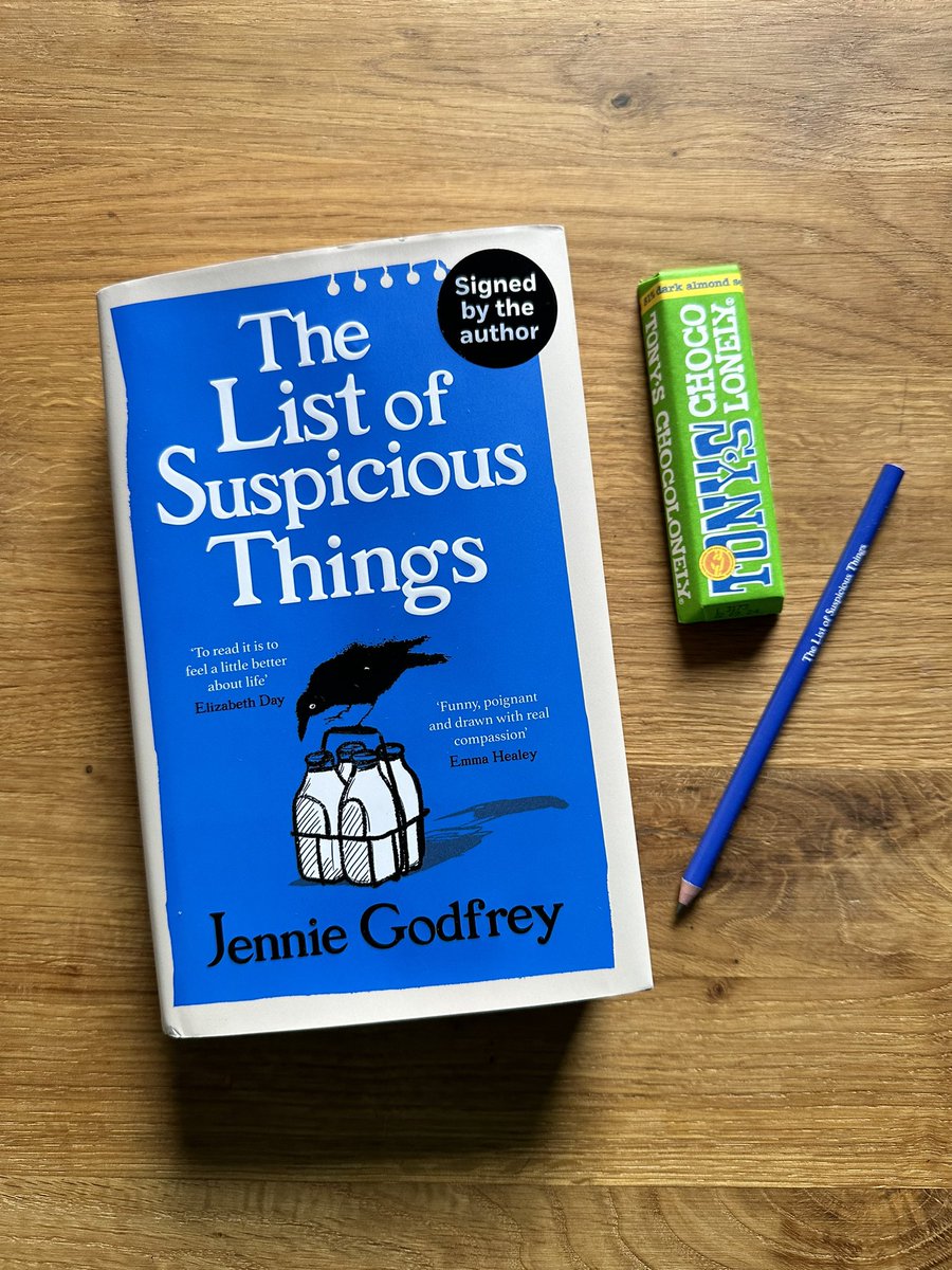 Ok, it’s giveaway time! To enter to win a signed hardback of #TheListofSuspiciousThings, a pencil & chocolate, just follow me & @HutchHeinemann & RT! I’m also giving away another copy on Instagram if you want a second go! UK only. Entries close midnight 10 March. Good luck! 🙌🏻