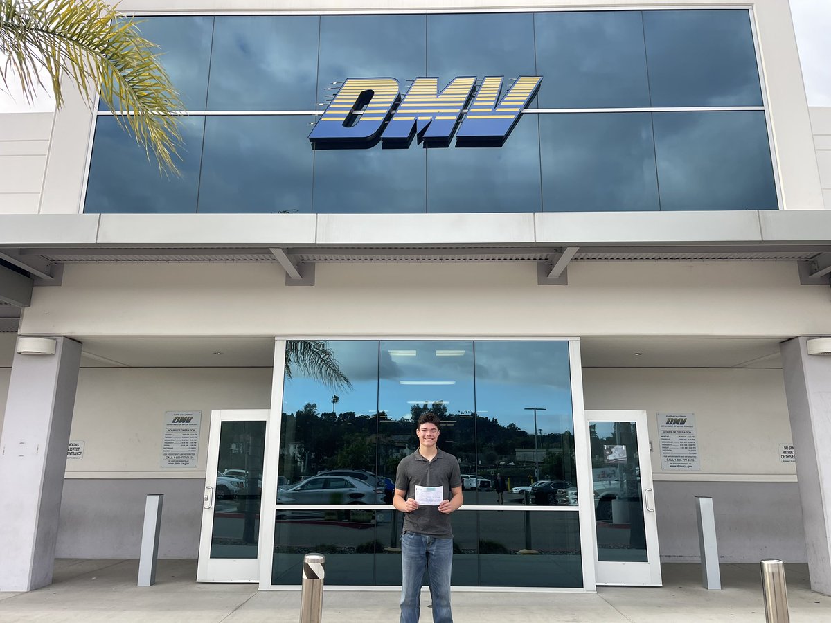 ethanwillson27's tweet photo. Got my drivers permit … look out, people! https://t.co/Psv5D8Di8K