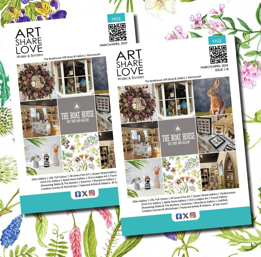 If you haven't seen it yet don't miss our amazing March/April edition! Cover art featuring The Boathouse Gift Shop & Gallery, Monmouth. Read it now at: artsharelove.com #March #April #artsharelove #artmagazine #artguide #artists #makers #galleries #artgallery