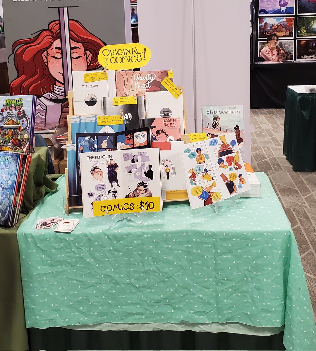 Hi eccc last day thank god come buy comics :) h19!