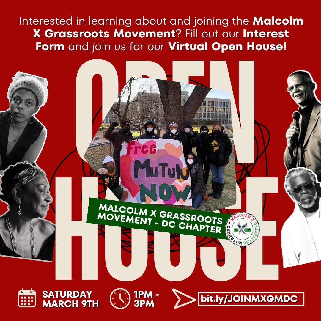 3/Fill out our Interest Form, one of our organizers will reach out for a 1:1, and we will send you the information for our *Virtual* Open House this coming Saturday! #FreeTheLand with us! 📍 Virtual Open House 🗓️ Saturday, March 9th ⏰ 1-3PM EST 💻 bit.ly/JOINMXGMDC