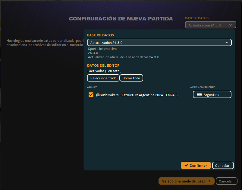 joaquin_087's tweet photo. == Actualizada la Estructura Argentina de @SudaMakers para la v22.3 de FM

- En total hay 1342 equipos jugables entre las 5 categorías del fútbol argentino.
- Los torneos de Primera División (28) y Primera Nacional (38) reducen su cantidad de equipos hasta 20 con los años. https://t.co/nwHhOi6Cwo