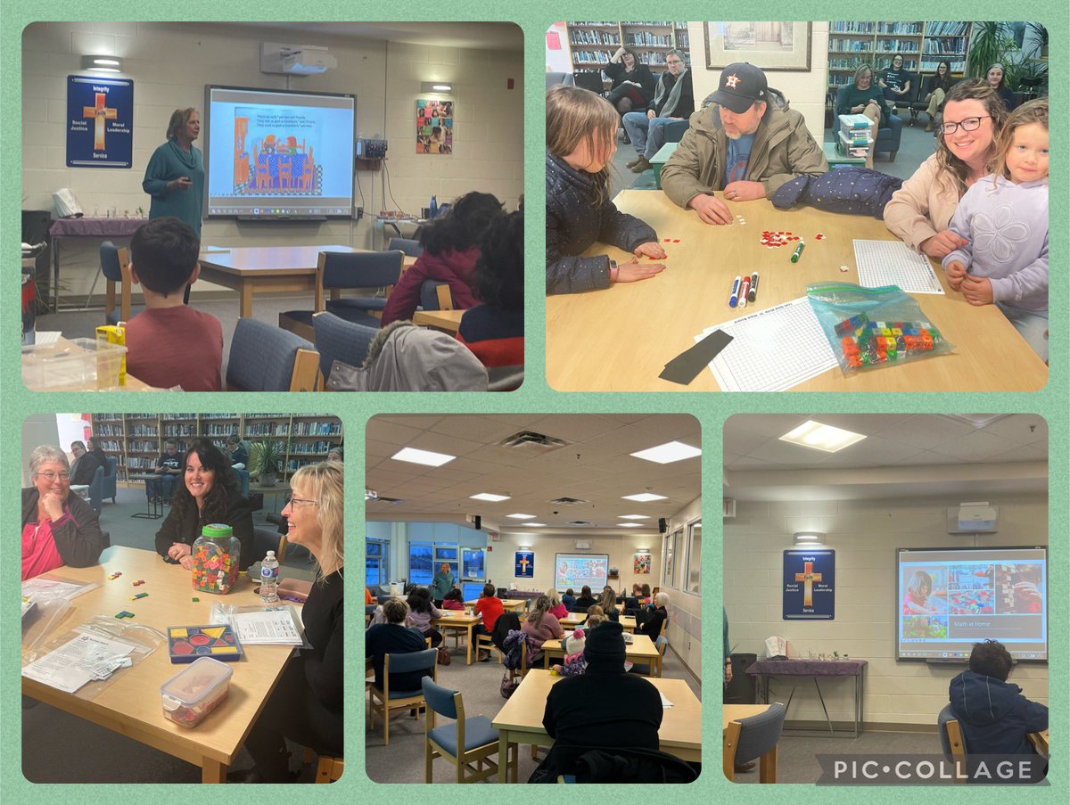 Family Math Night with Dr. Christine Suurtamm was so much fun! Thank you to the families and staff who attended!