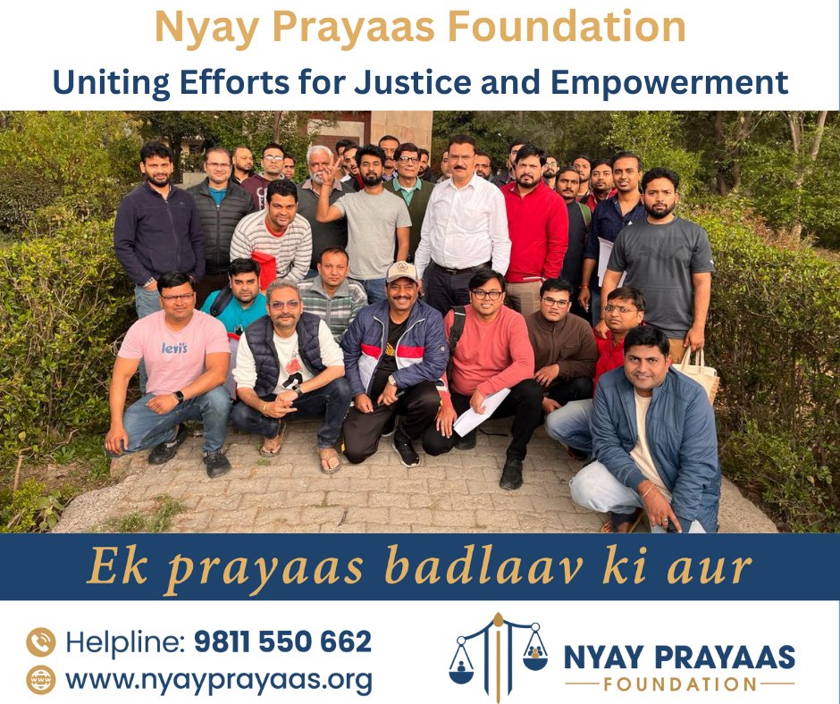 Empowering Voices for Equality: Advocating for Men's Rights & challenging #GenderBiasedLaws. 
Together, we stand against injustice & work towards a fair & balanced legal system. 
Join the movement!
chat.whatsapp.com/Imv1o1zLDhxEaM…
#MenRights
#GenderEquality
#LegalJustice
#NyayPrayaas4Men