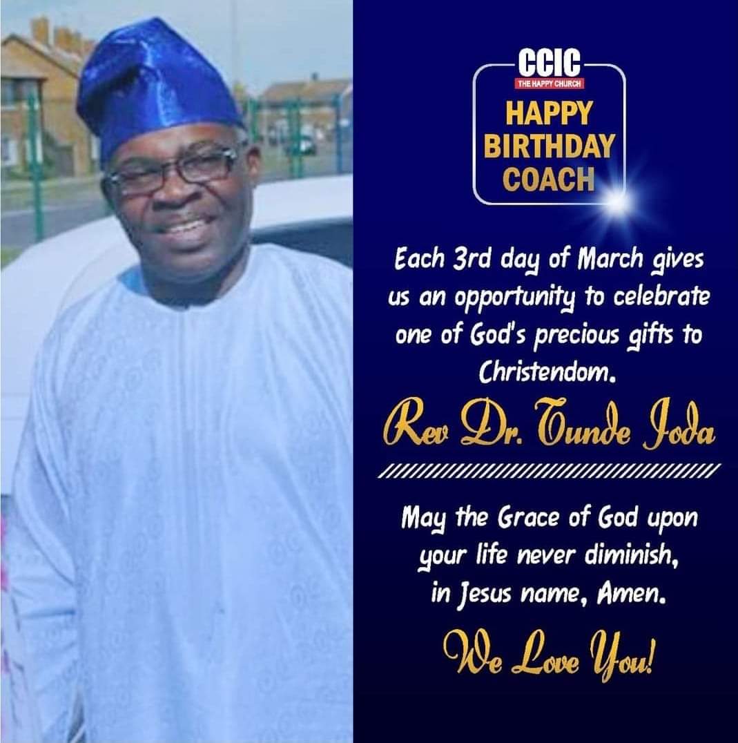 Happy Birthday <a href="/RevTundeJoda/">Revtundejoda</a> we love and celebrate you!