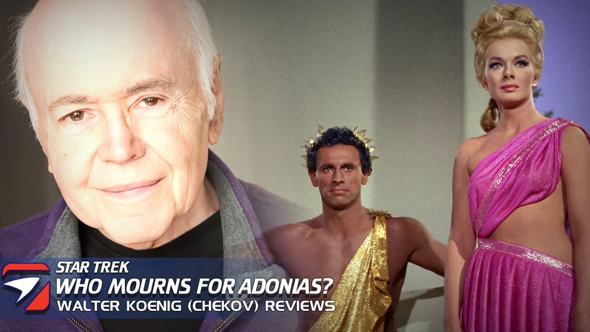Today at 12pm PT / 3pm ET: WALTER KOENIG joins us to watch and review 'Who Mourns for Adonais' for the first time ever! Join the live chat: youtu.be/qsCq_KGA5Ts