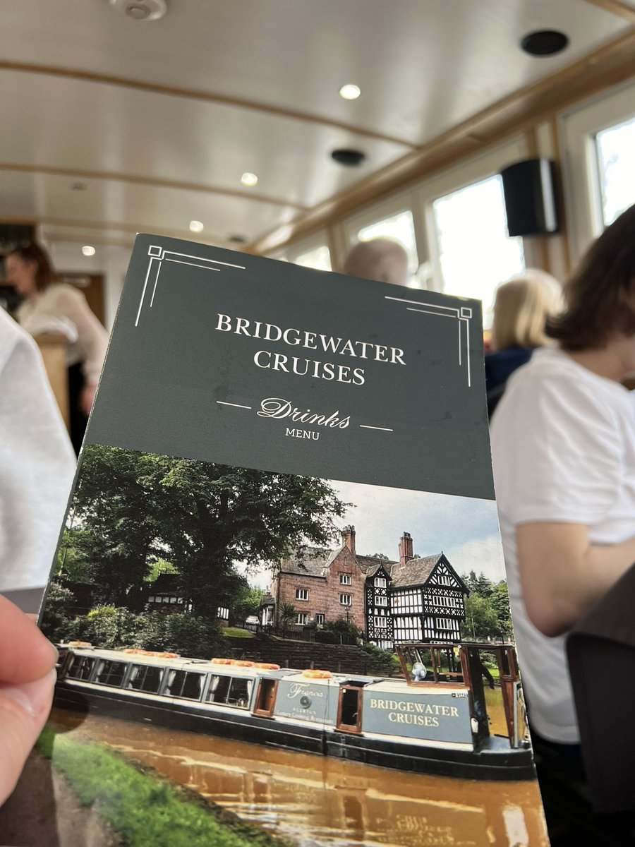 Great day with the family on a Sunday lunch trip along the <a href="/SalfordCanal/">Bridgewater Canal</a> with Bridgewater Cruises. bridgewatercruises.co.uk