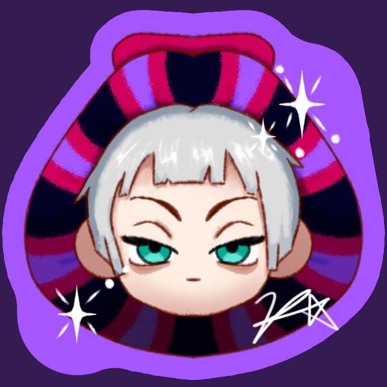 two grey hair characters
#twstファンアート #evangelion