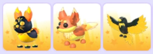 TRADING BURNING BUNNY AND WILDFIRE HAWKS FOR 3 FLAMING FOXES! 
#adoptme #Adoptmetrades #adoptmegiveaway #adoptmetrading #adoptmeoffers