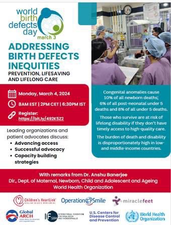 March 3 is World Birth Defects Day. Many can be prevented. Surgery has vantage, power, standing and culture to move the needle. We must do this because it’s right and we can.