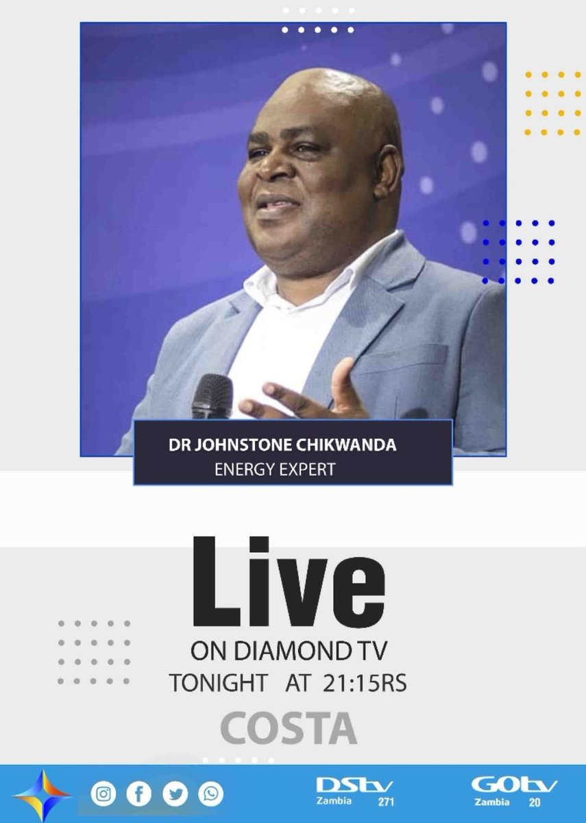 Join us in a bit. 🤝🏾 @diamondtvzambia