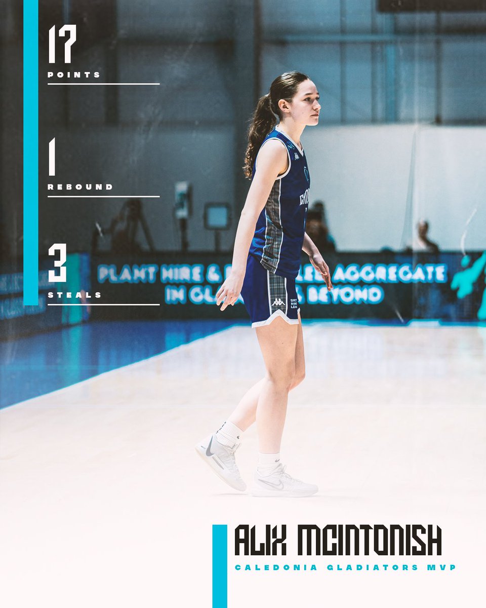 An MVP outing for high-performance player, Alix McIntosh! ✅

🎟  app.fanbaseclub.com/Fan/Tickets/Se…

#BritishBasketball #WeAreCaledonia #GoGladiators