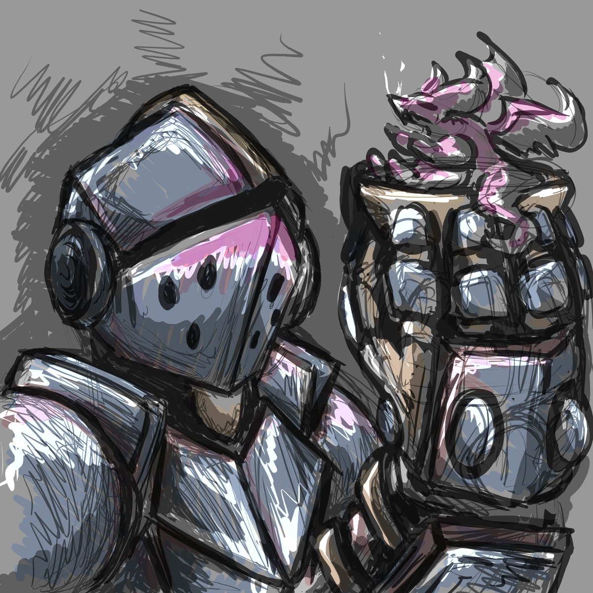 I ate his food ;3
#furry #knight #wild #hungry #dragon